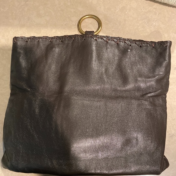 Morgan Oakley Leather Clutch - Picture 2 of 3